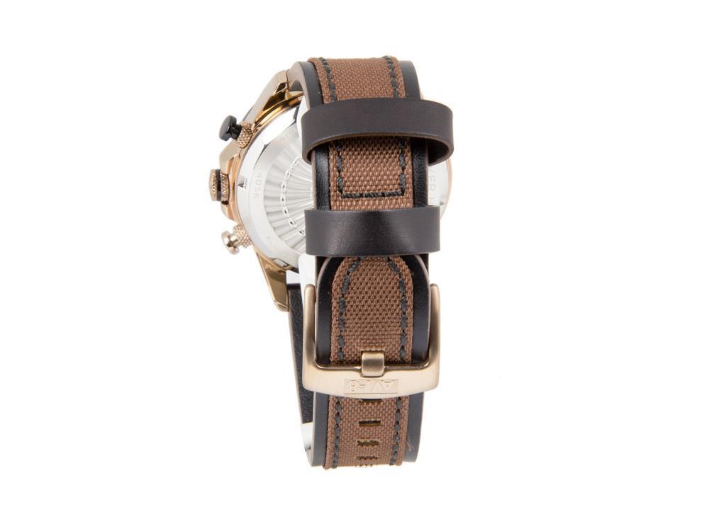 AVI-8 Hawker Harrier II Quartz Watch, PVD Gold, Black, 43 mm, AV-4056-06