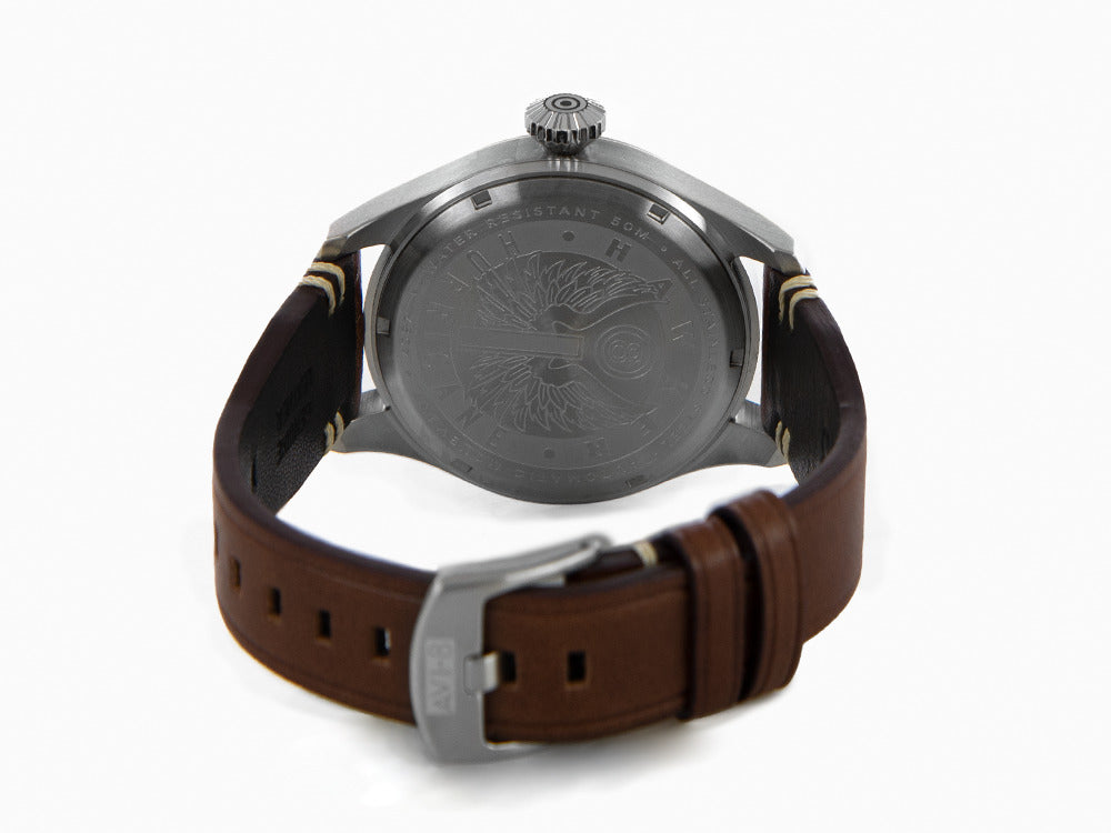 AVI-8 Hawker Hurricane Clowes Wittering Automatic Watch, Black, 46mm, AV-4097-01