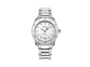 Alpina Comtesse Sport Ladies Quartz Watch, Silver, 36,5 mm, 6 atm, AL-240SD3C6B