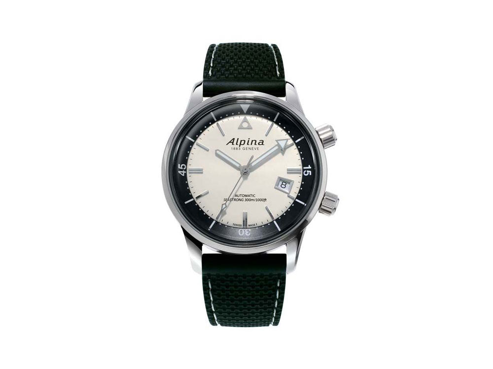 Alpina Seastrong Diver 300 Heritage Automatic Watch, White, 42 mm