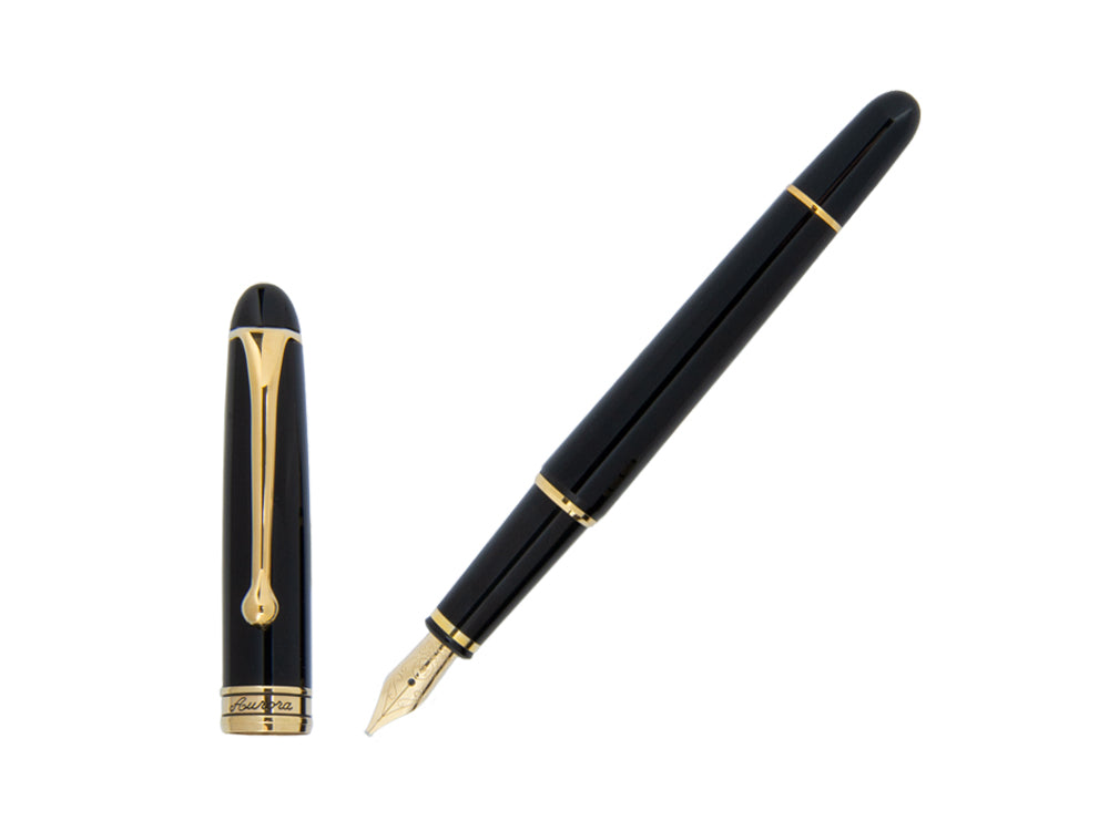 Aurora 88 Small Fountain Pen, Resin, Gold plated, 810