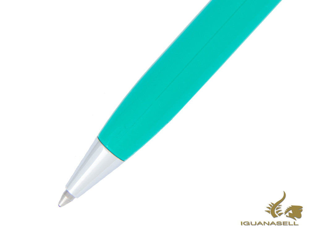 Aurora Ipsilon Summer Ballpoint pen, Resin, Chrome Trim, Green, B31-CVS