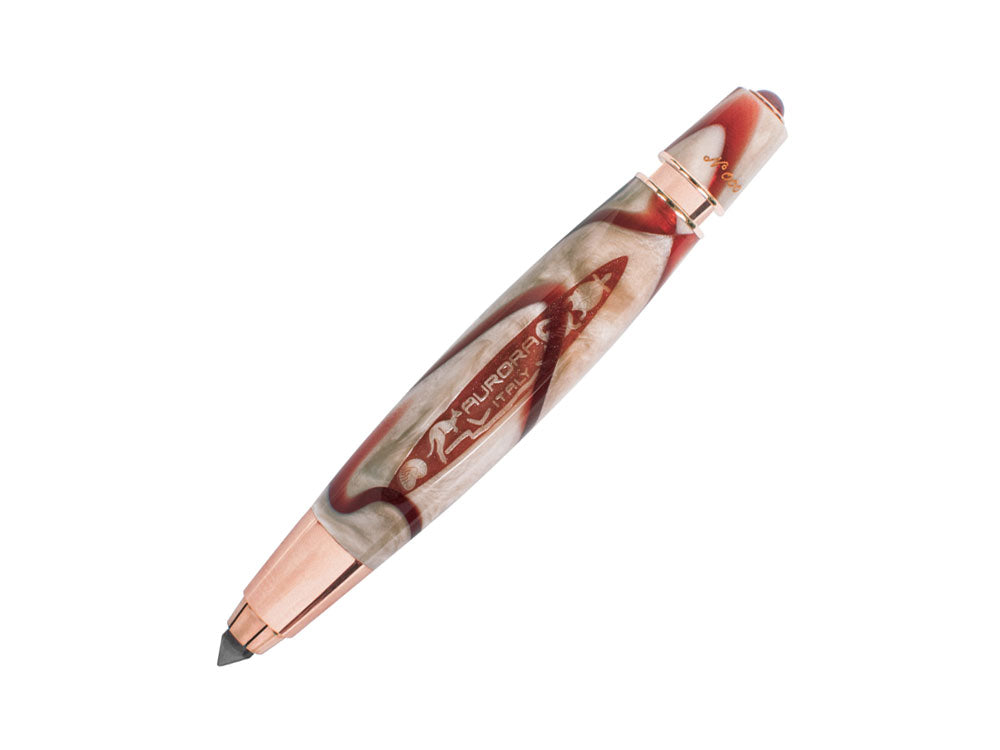Aurora Oceania Sketch pen, Limited Edition, Marbled resin, Rose Gold trims, 558