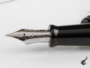 Aurora Riflessi Fountain Pen - Sterling Silver .925-G11
