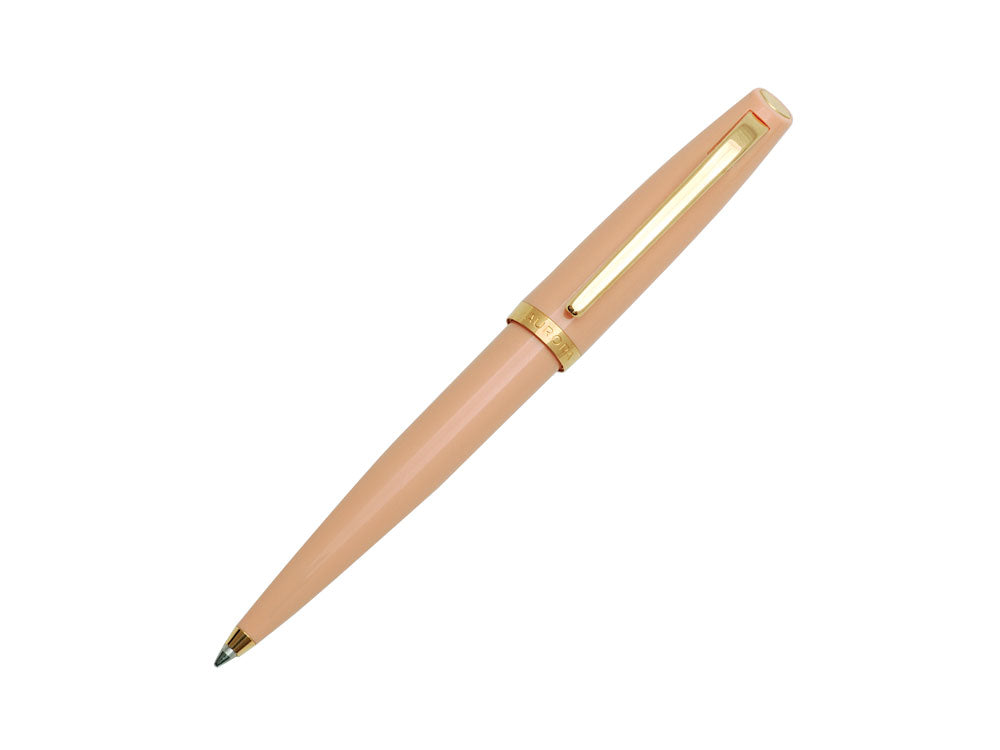 Aurora Style Ballpoint pen, Resin, Gold trim, Nude, E32-QR