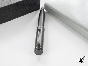 Aurora Talentum Full Metal Black Ballpoint pen, Resin, Black, Ruthenium, D30-CRN