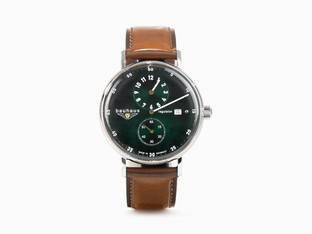 Bauhaus  Automatic Watch, Green, 41 mm, Day, 2126-4