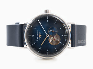 Bauhaus Automatic Watch, Blue, 41 mm, 2166-3