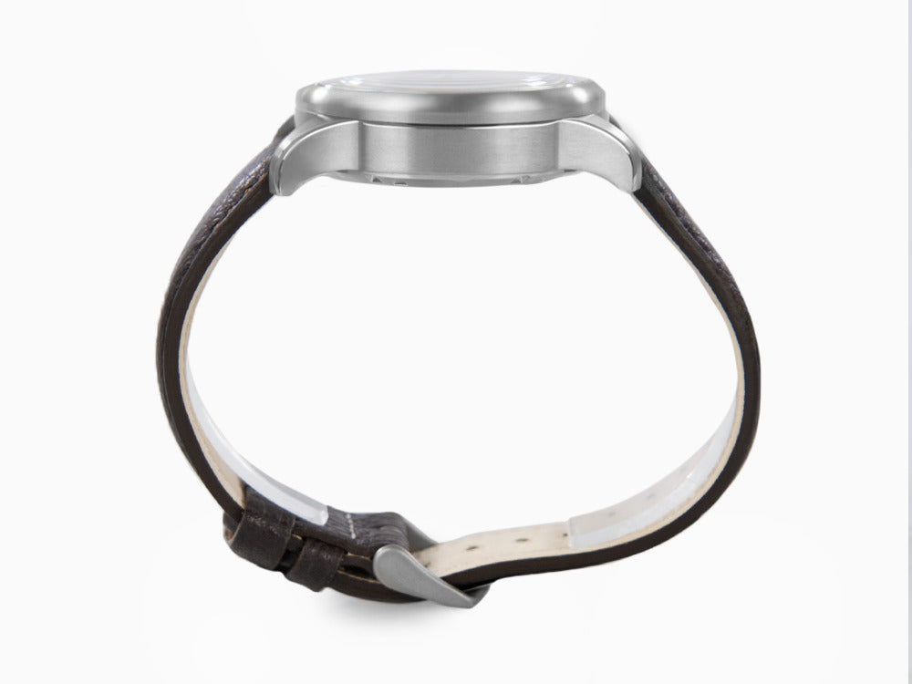 Bauhaus Aviation Automatic Watch, Titanium, Beige, 42 mm, Day, 2860-5