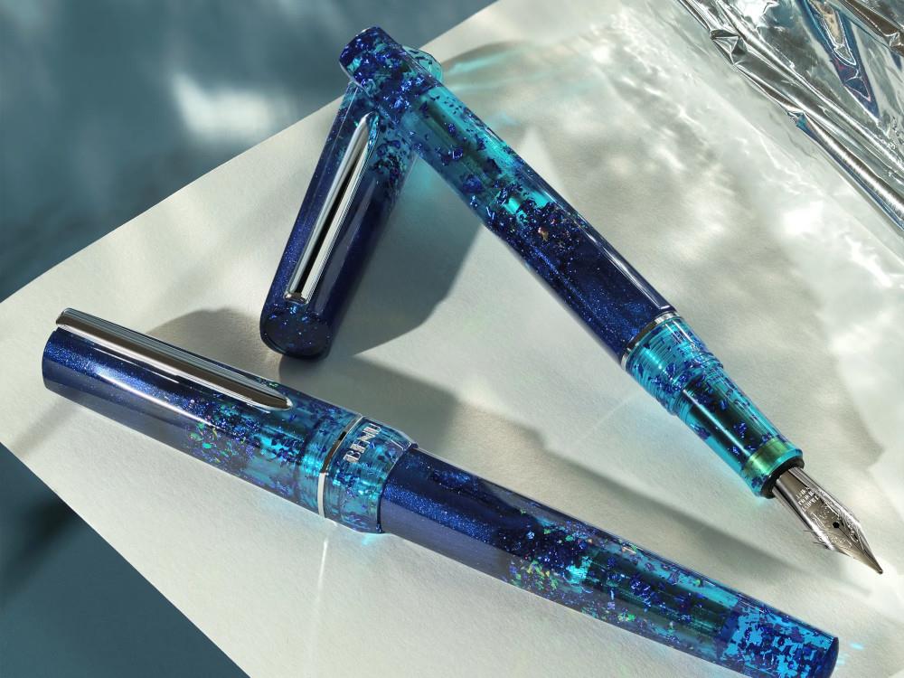Benu Haute Allure Fountain Pen, Resin, Blue, 11.2.6.5.0