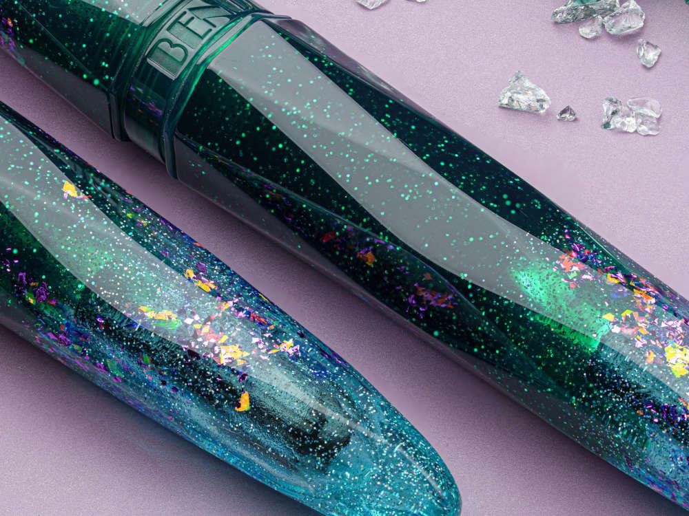Benu Briolette Starlit Oasis Fountain Pen, Green, 17.2.14.5.0