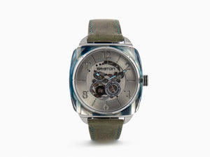 Briston Streamliner Skeleton Automatic Watch, Blue, 42 mm, 201042.SA.BL.2.B