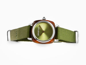 Briston Clubmaster Lady Quartz Watch, Acetate, Green, 24 mm, 21924.SA.T.26.NOL