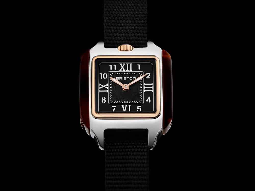 Briston Streamliner Kennedy Quartz Watch,  Steel, Black, 252030.PRA.T.1.NB