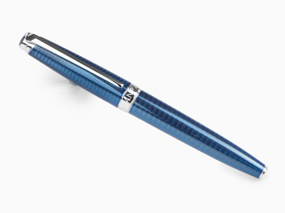 Caran d´Ache Léman Grand Bleu Rollerball pen, Lacquer, Rhodium Trims, 4779.168