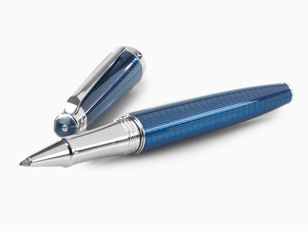 Caran d´Ache Léman Grand Bleu Rollerball pen, Lacquer, Rhodium Trims, 4779.168