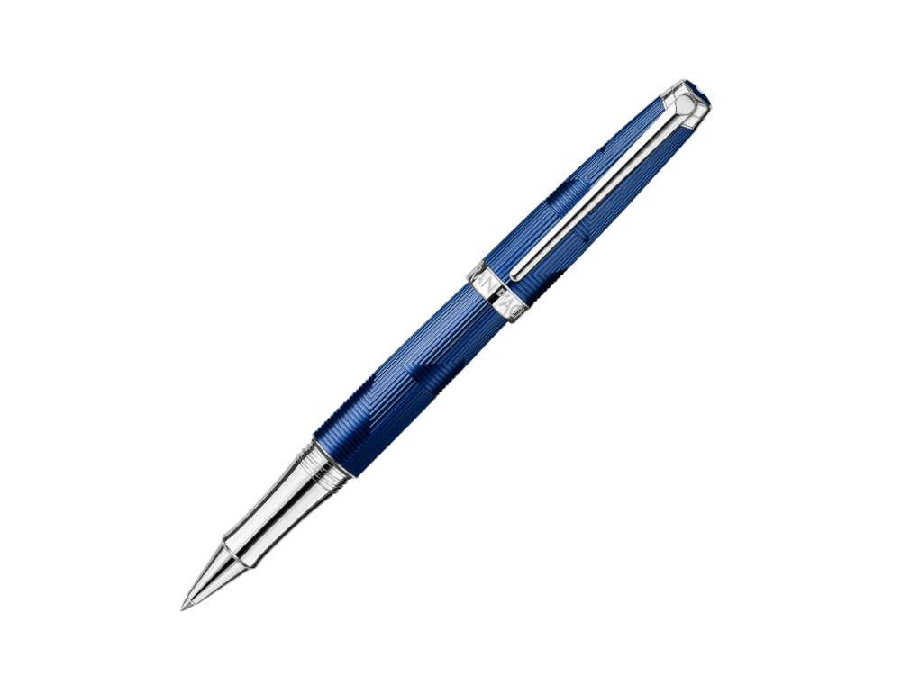 Caran d'Ache Léman Bleu Marin Rollerball pen, Lacquer, Blue, 4779.169