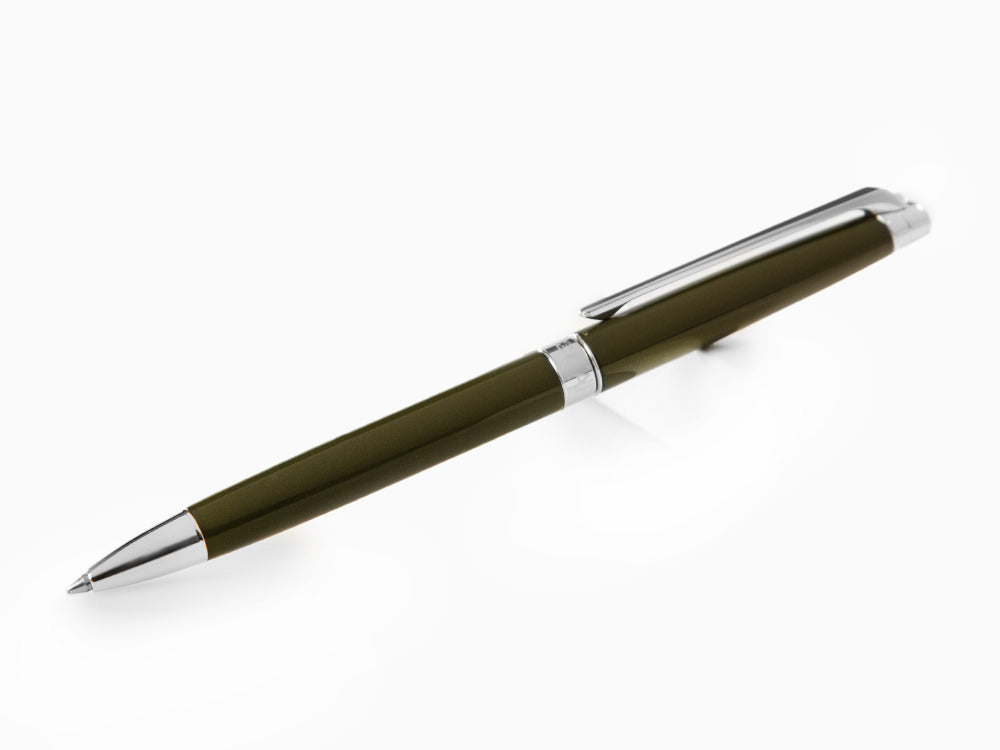 Caran d'Ache Léman Slim Terre d’Ombre Ballpoint pen, Lacquer, Green, 4781.016,