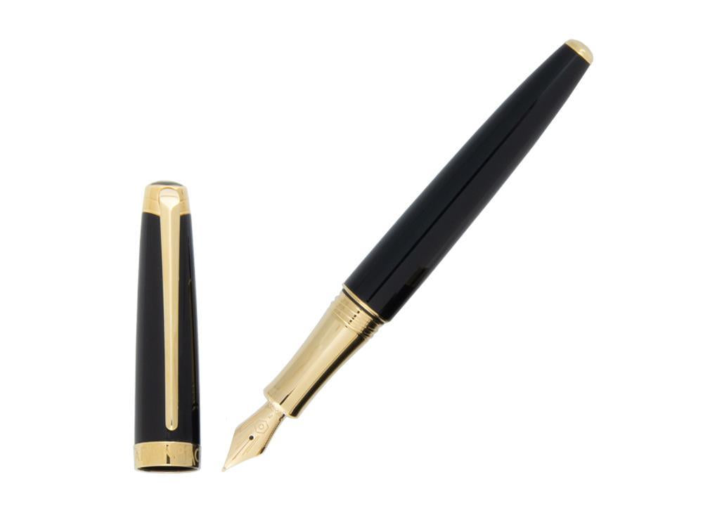 Caran d´Ache Léman Ebony Black Fountain Pen, Lacquer, 4799.282