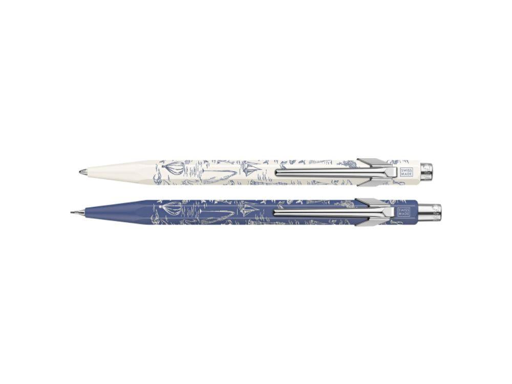 Caran d'Ache 849 Set Ballpoint Pen & Mechanical Pencil Toile de Jouy, 8490.126
