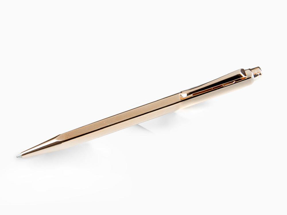 Caran d´Ache Ecridor Chevron Ballpoint pen, Brass, Rose Gold, 898.207