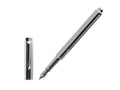 Caran d´Ache Ecridor Chevron Fountain Pen, Palladium, Silver, 958.286 - Nib F