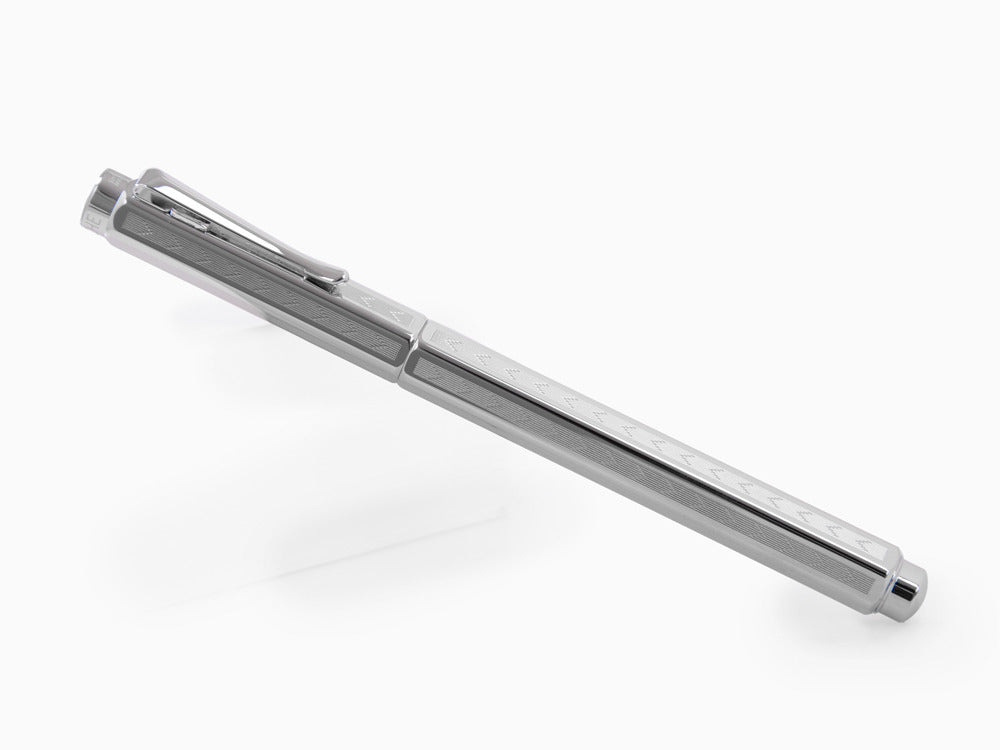 Caran d´Ache Ecridor Chevron Fountain Pen, Palladium, Silver, 958.286