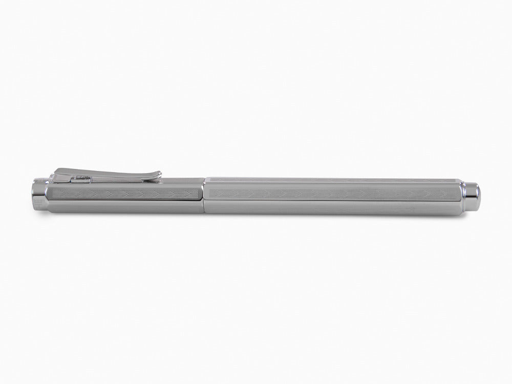 Caran d´Ache Ecridor Chevron Fountain Pen, Palladium, Silver, 958.286