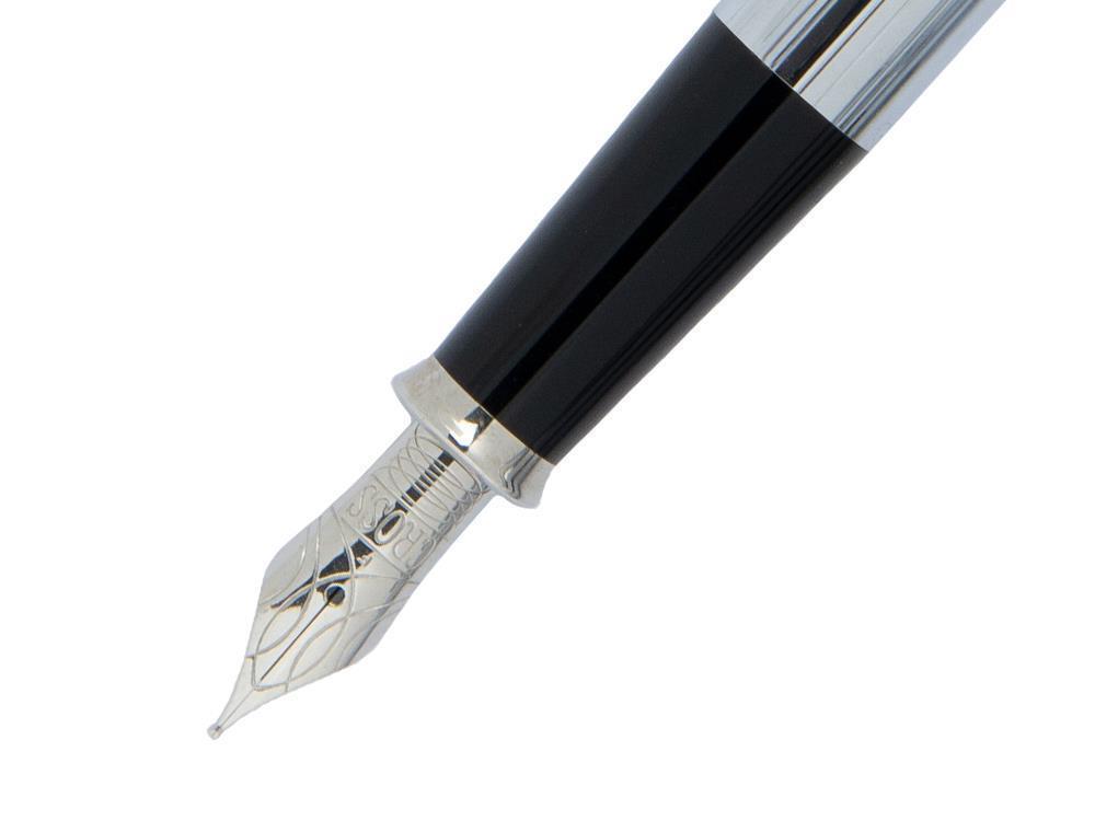 Cross Townsend Fountain Pen, Chrome, Silver, Polished, Resin, 536