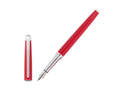 Caran d´Ache Léman Slim Scarlet Red Fountain Pen, Lacquer, 4791.770 - Nib M