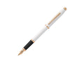 Cross Century II Fountain Pen, White Lacquer, Rose Gold, AT0086-113