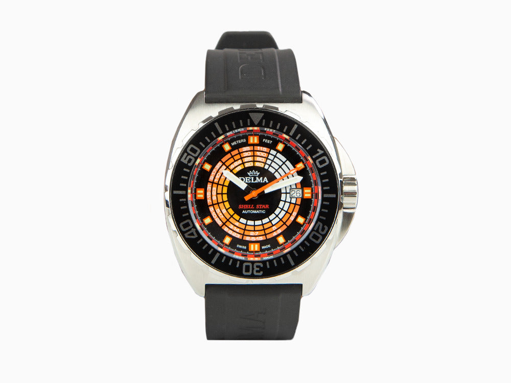 Delma Diver Shell Star Decompression Timer Automatic Watch,  41501.670.6.034