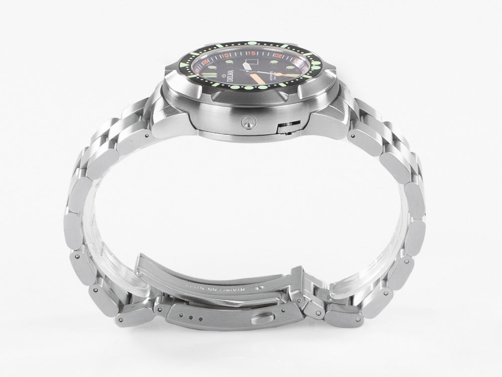 Delma Diver Quattro Automatic Watch, Black, Limited Edition, 41701.744.6.038