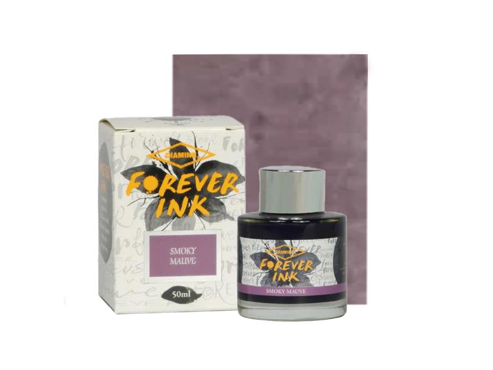 Diamine Forever Ink Collection -Permanent Pigment Ink Bottle Smoky Mauve, Grey