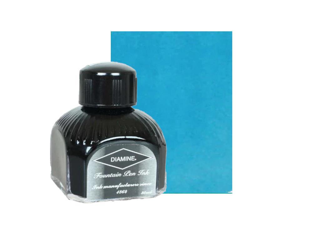 Diamine Ink Bottle Beau Blue, 80ml.,  Italyan crystal bottle