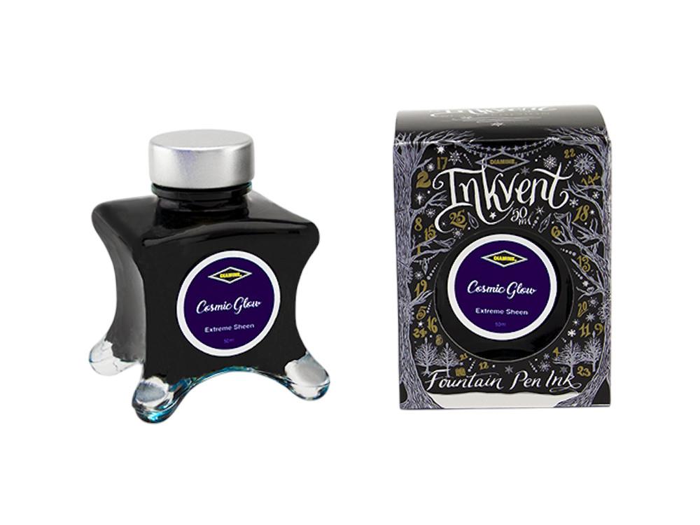 Diamine Ink Vent Black Extreme Sheen Cosmic Glow Ink Bottle, 50ml