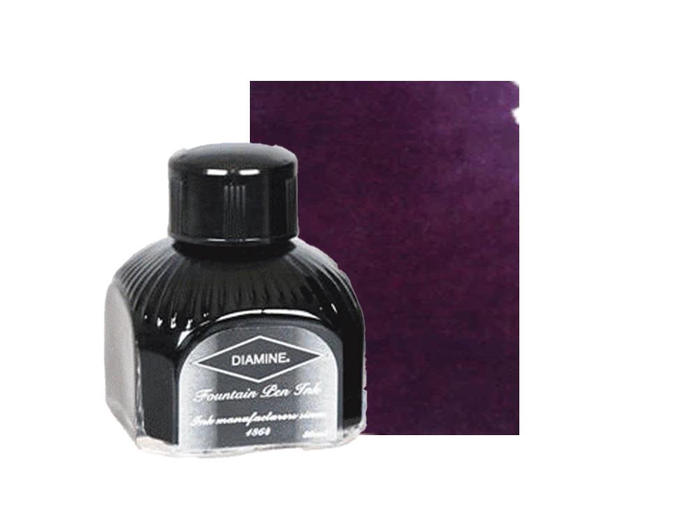 Diamine Ink Bottle Grape, 80ml.,, Italyan crystal bottle