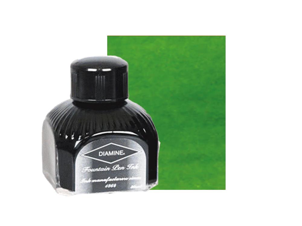 Diamine Ink Bottle Kelly Green, 80ml, Italyan crystal bottle
