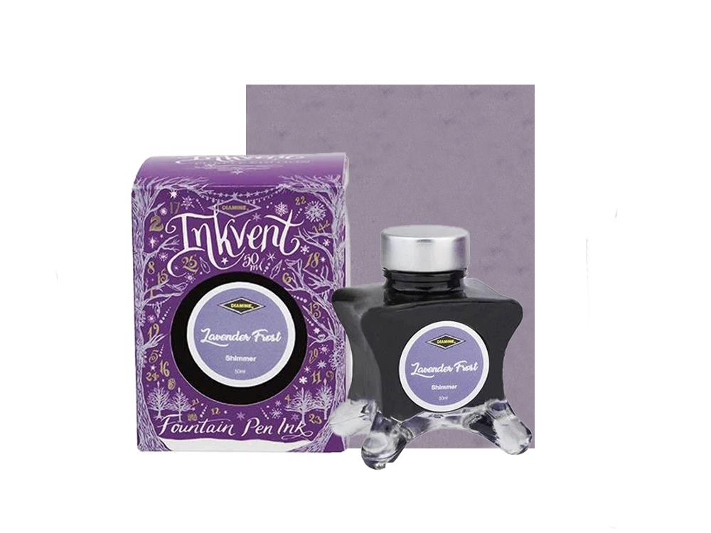 Diamine Lavender Frost Ink Vent Purple Ink Bottle, 50ml, Shimmer, Violet
