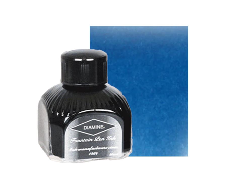 Diamine Ink Bottle Misty Blue, 80ml.,  Italian crystal
