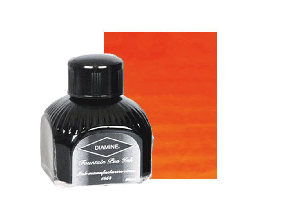 Diamine Ink Bottle Orange, 80ml Italyan crystal bottle