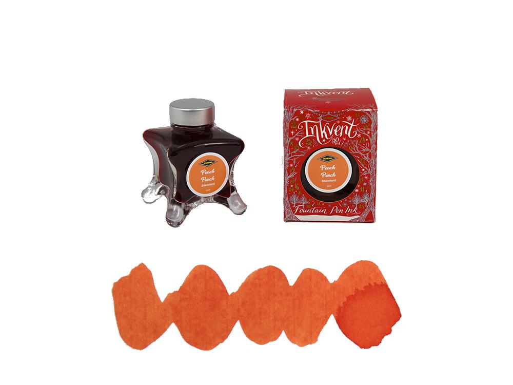 Diamine Peach Punch Ink Vent Red Ink Bottle, 50ml, Orange, Glass