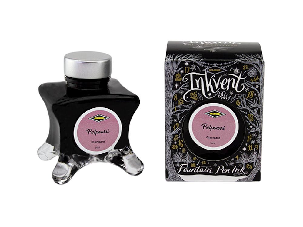 Diamine Ink Vent Black Standard Potpourri Ink Bottle, 50ml, Pink