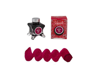 Diamine Rasberry Ink Vent Red Ink Bottle, 50ml, Purple, Glass