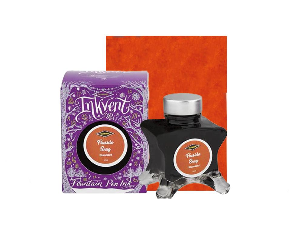 Diamine Ink Bottle Fireside Snug Ink Vent Purple, 50ml, Standard, Orange
