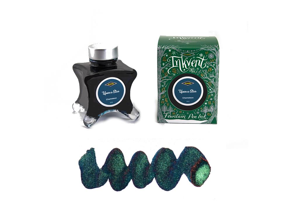 Diamine Upon a Star Ink Vent Green Ink Bottle, 50ml, Chameleon