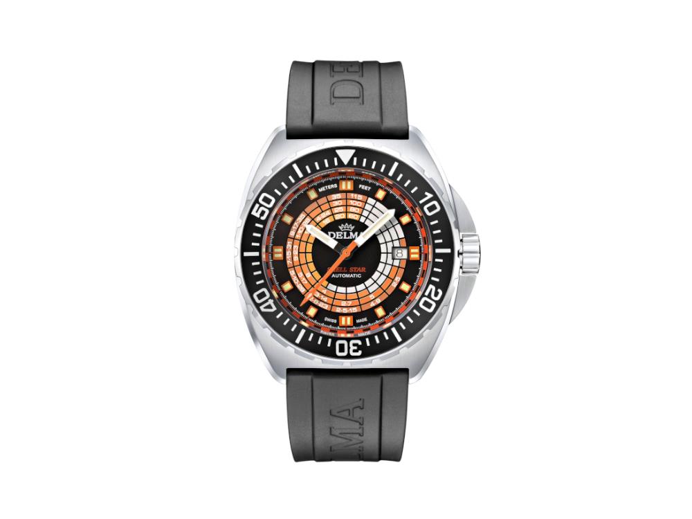 Delma Diver Shell Star Decompression Timer Automatic Watch,  41501.670.6.034