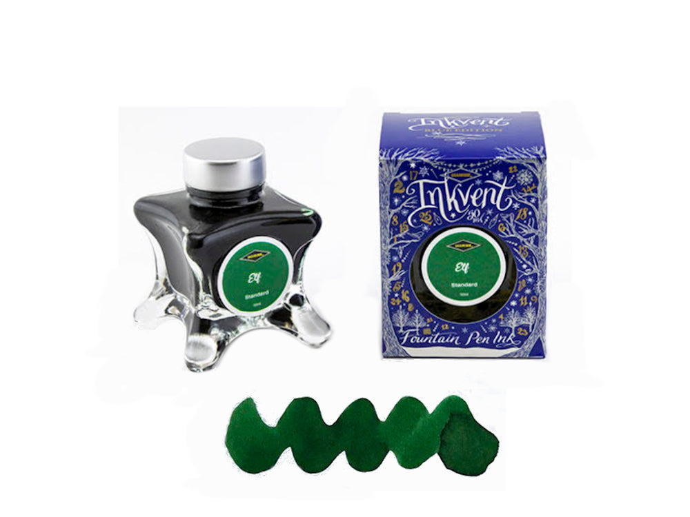 Diamine Ink Bottle Elf, Ink Vent Blue, 50ml, Green