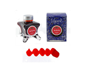Diamine Ink Bottle HoHoHo, Ink Vent Blue, 50ml, Red