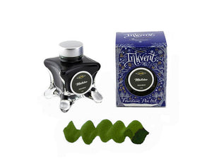 Diamine Ink Bottle Mistletoe, Ink Vent Blue, 50ml, Green